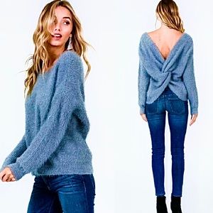 Knotted Twist Sweater